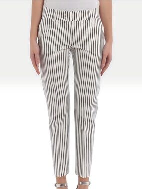 Piazza Sempione Kim Striped Ankle Trousers Pants Size 48